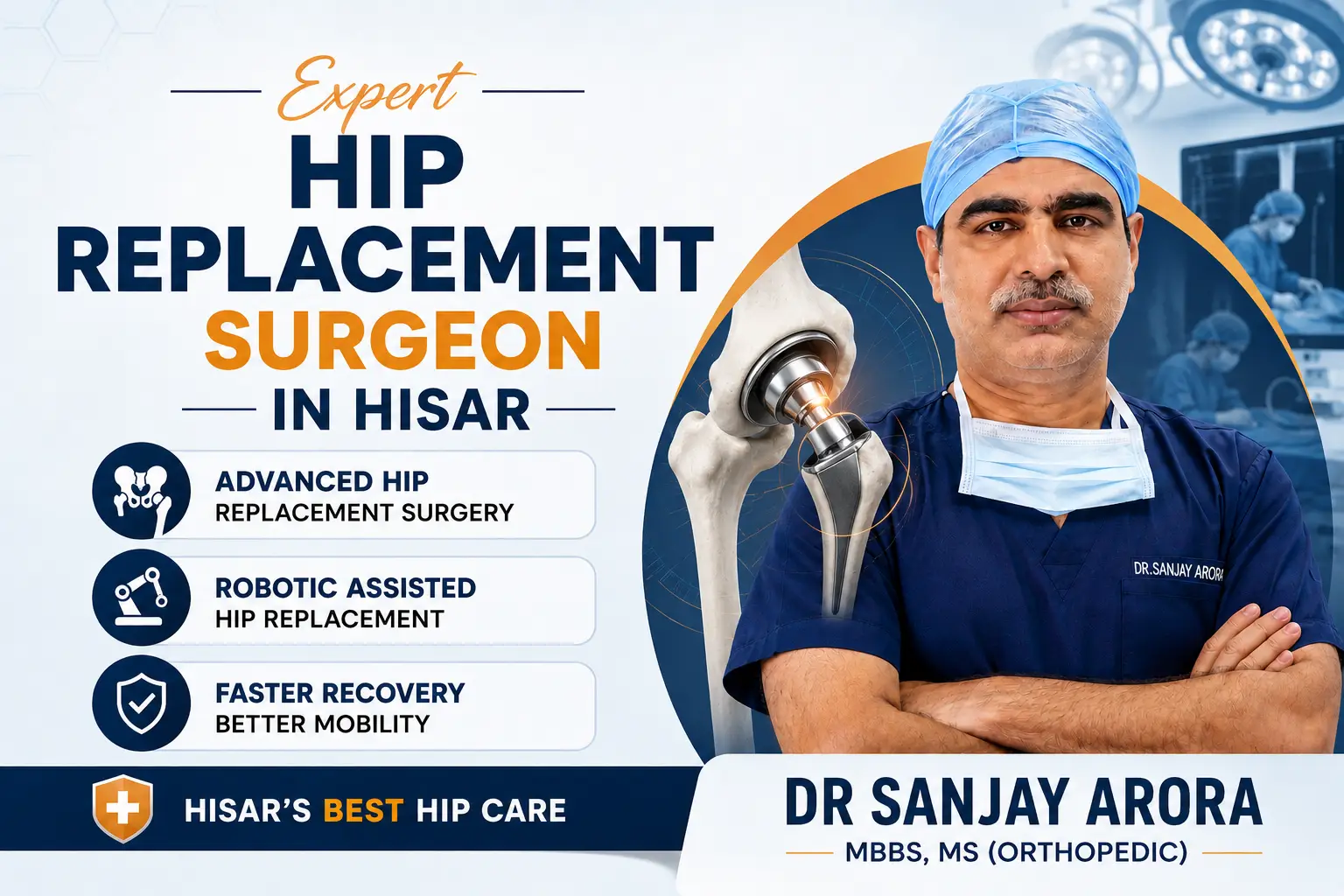 Hip Replacement Surgeon in Hisar